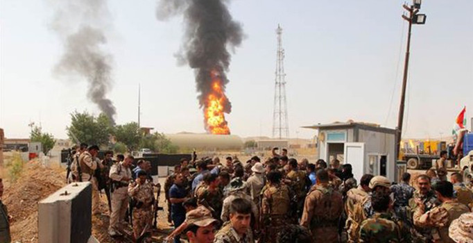 IŞİD, Kerkük'te petrol kuyusu ve gaz dolum istasyonuna saldırdı