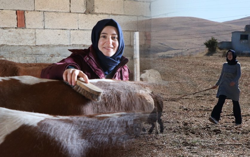 Şehir hayatını bıraktı, köyüne döndü! Devletten 250 bin TL destek aldı! Şimdi ise besicilik yapıyor