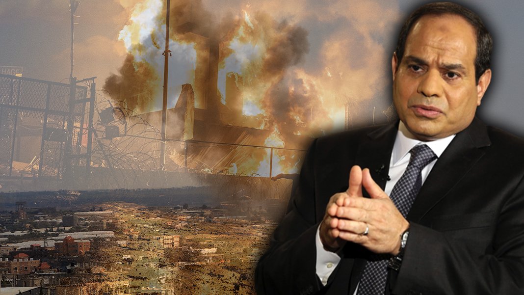 Sisi'den İsrail'e uyarı: Bombaların sebebi Filistinlileri göçe sürüklemek