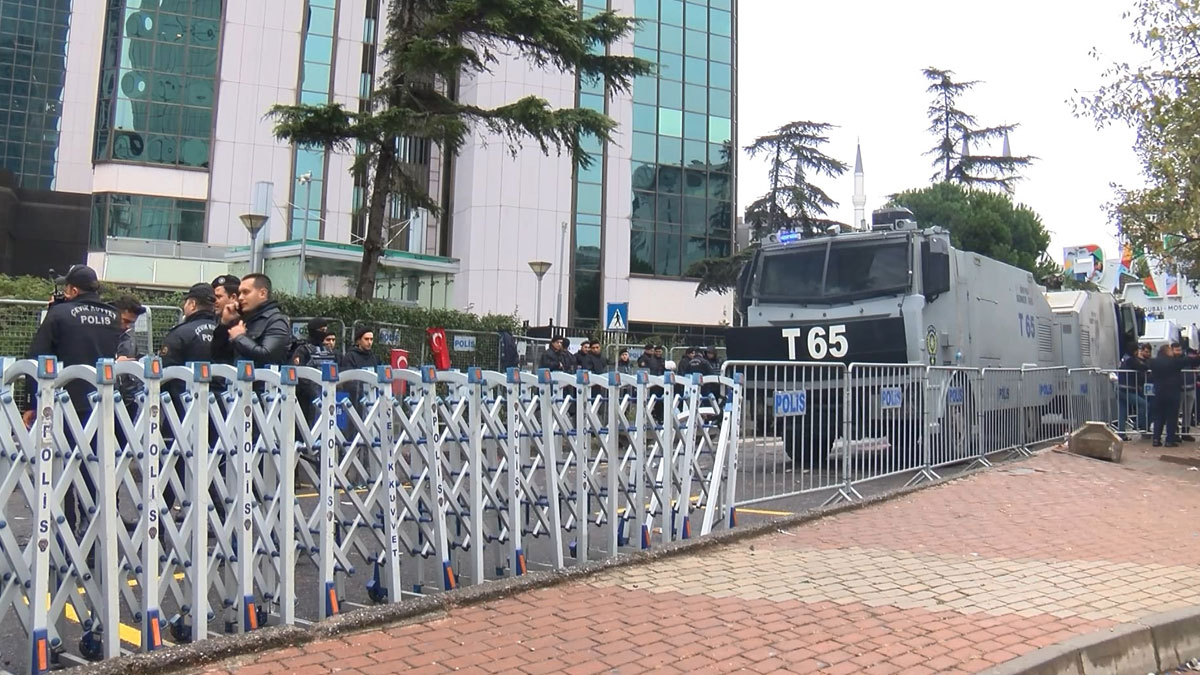 İsrail Başkonsolosluğu çevresinde güvenlik önlemi