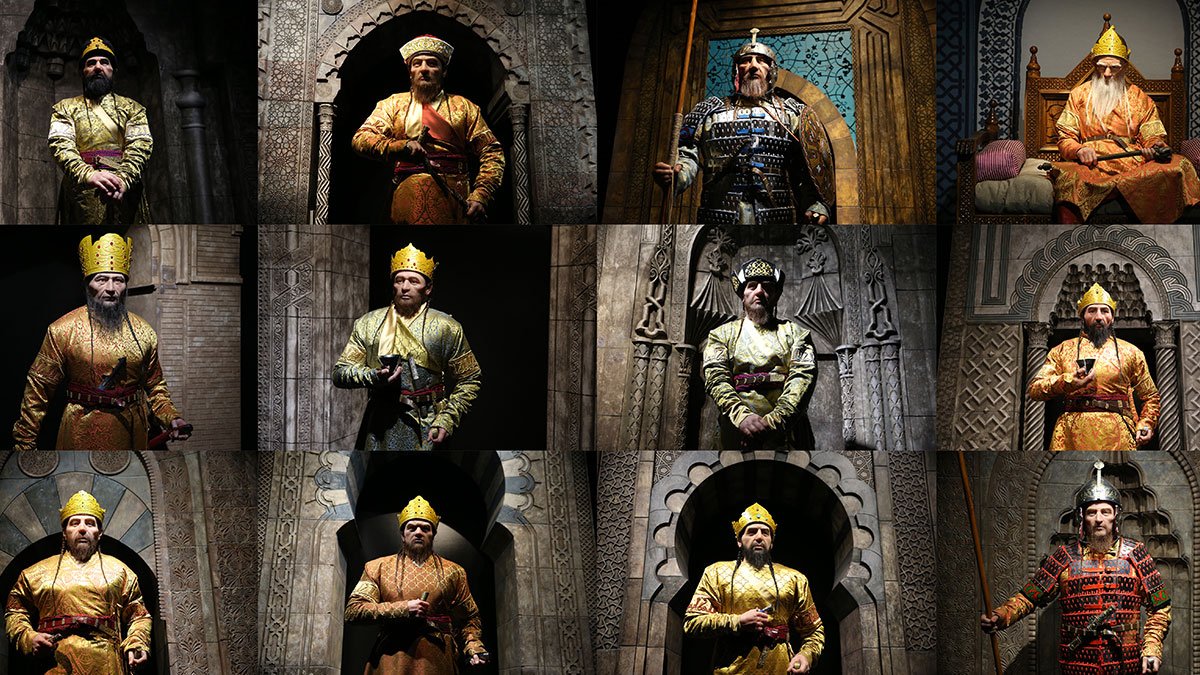 Görenler gözlerine inanamadı: İşte DNA analiziyle Selçuklu sultanlarının heykelleri