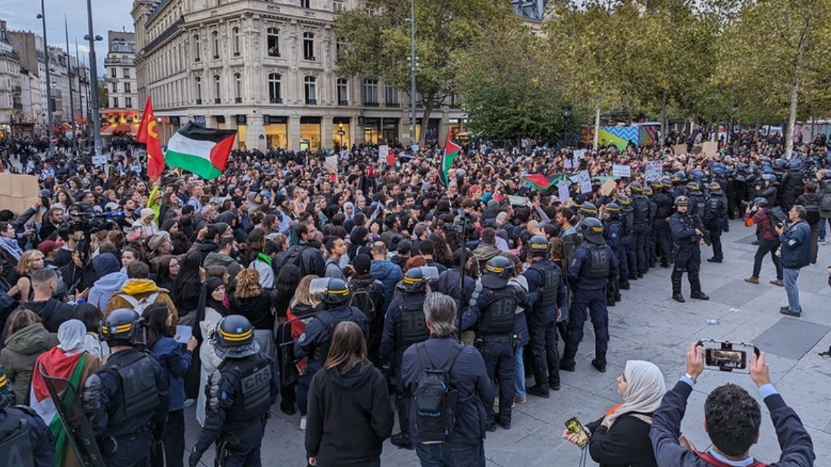 Dünyadan Filistin'e destek: Savaşın 14. gününde protestolar sürüyor