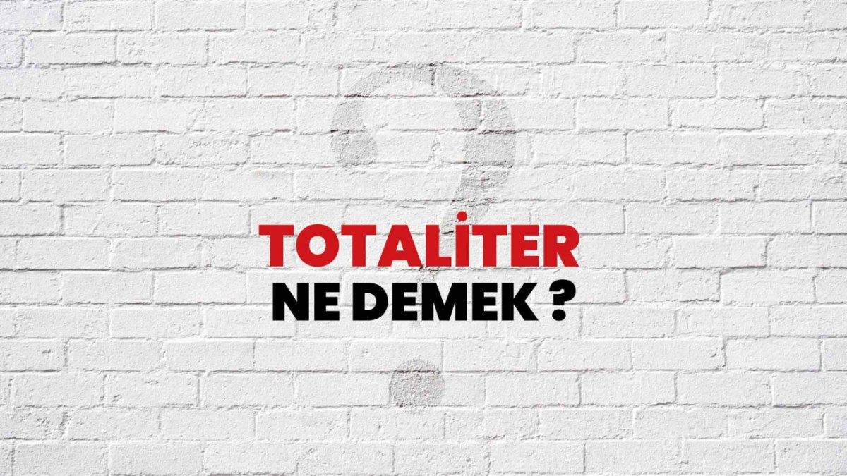 Totaliter Ne Demek: Türkiye'de Siyasetin Gündemindeki Terim