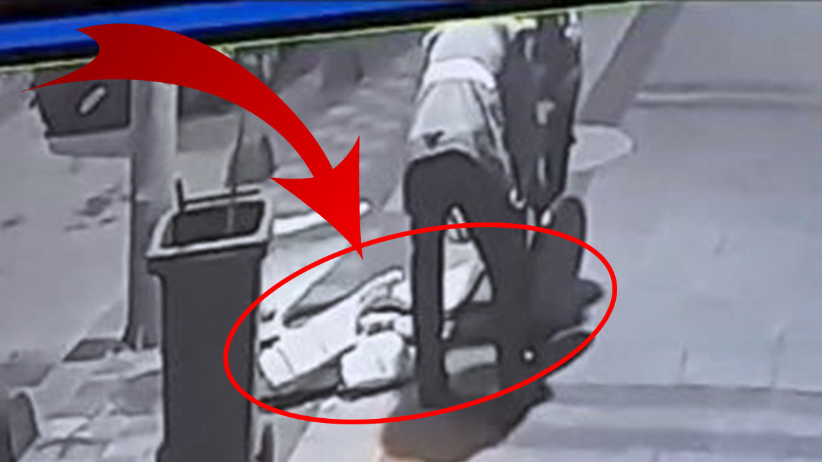 Görüntüleri izleyince şaşkınlıktan kimi arayacaklarını bilemediler! Sabah uyandıklarını çöp kovalarının kırıldığını fark ettiler