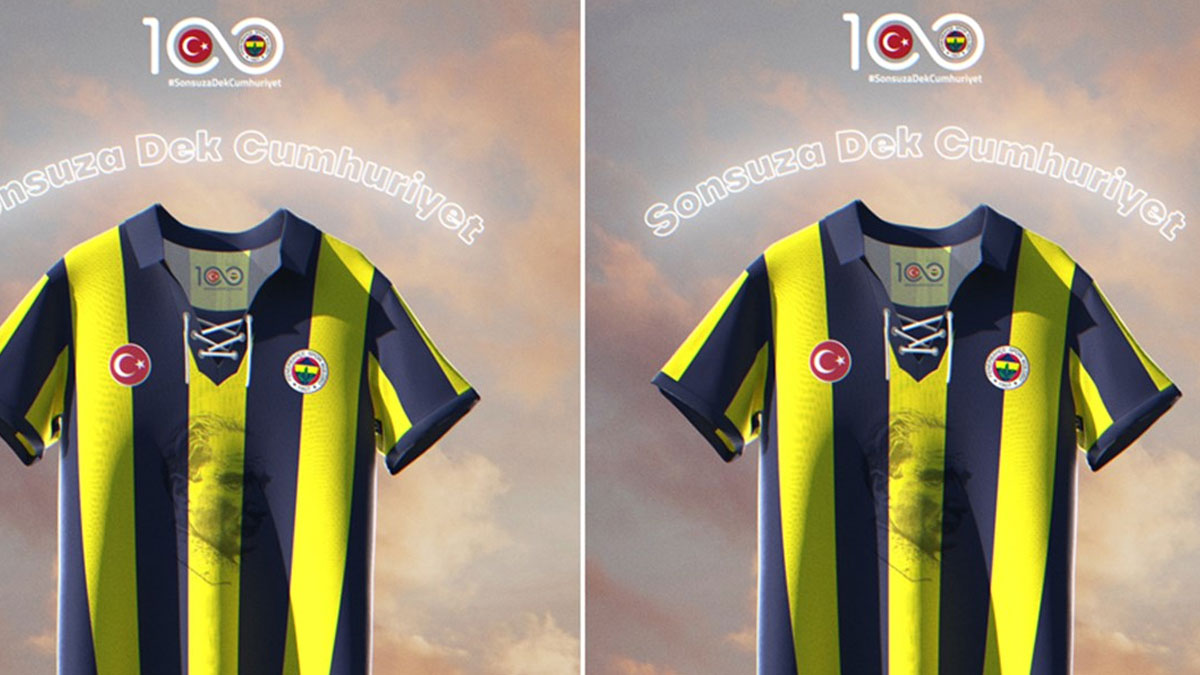 Fenerbahçe, 100'üncü yıl formasıyla sahaya çıkacak: Sonsuza dek Cumhuriyet