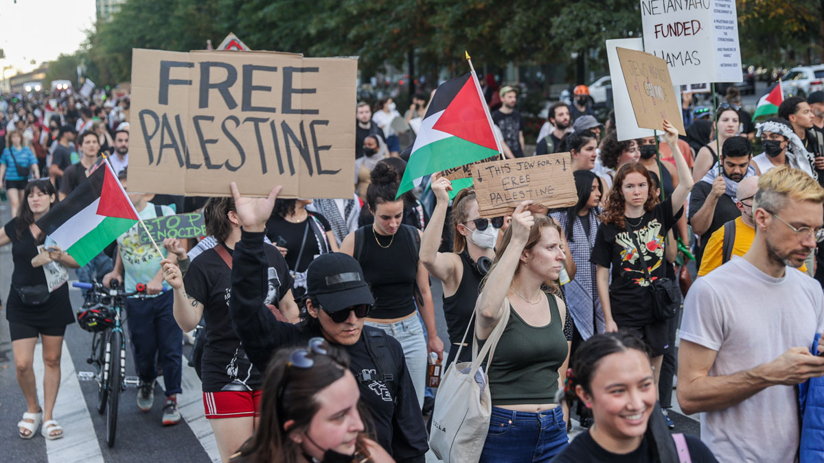 ABD eyaletlerinde Filistin'e destek