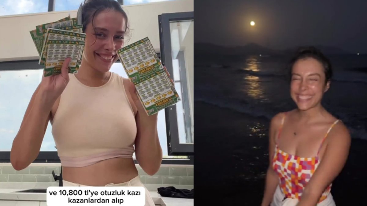 'Hayalimi gerçekleştirdim' diyerek 26 bin TL'lik yüzlerce Kazı Kazan kartı almıştı! Yeni videosuyla da sosyal medyayı salladı