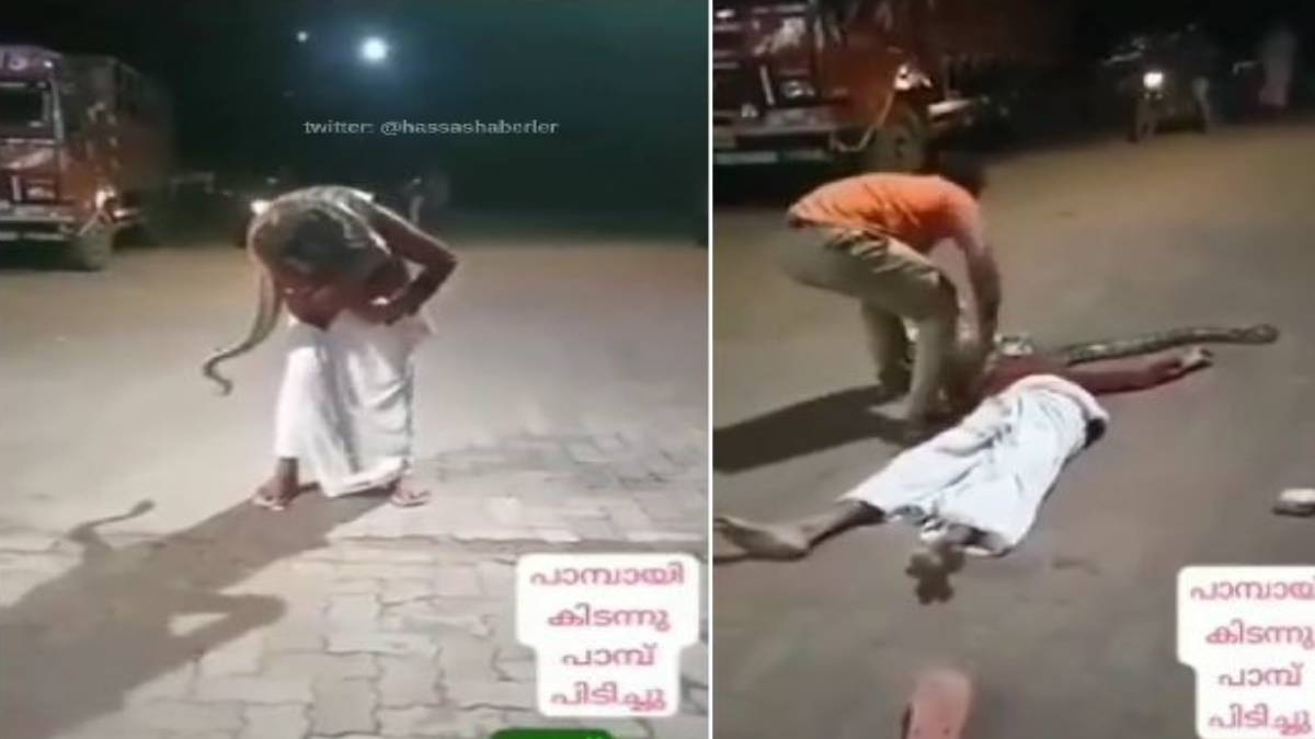 Şov yapayım derken canlı yayında öldü! Dev yılan talihsiz adamın boynunu böyle kırdı