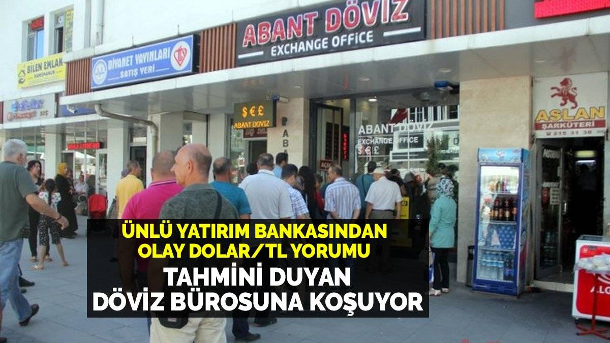 Dünyaca ünlü bankadan korkutan dolar tahmini! 2024'te Türkiye'de görülecek dolar kurunu açıkladı: Duyan döviz bürosuna koşuyor