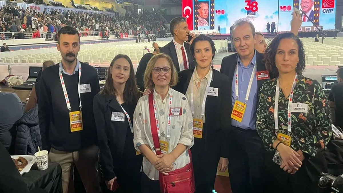 CHP Kurultayı'nda Tolga Şardan'a destek: Biz gazeteciyiz