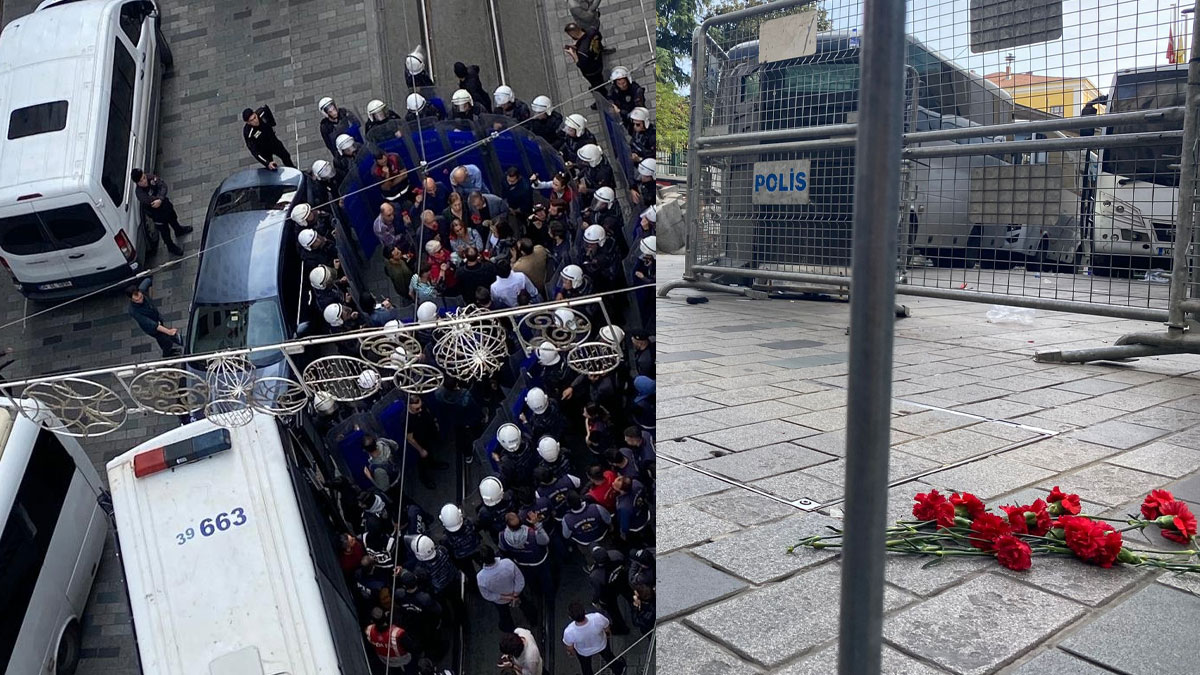 Cumartesi Anneleri bu hafta gözaltına alınmadı: Maside Ocak meydana karanfil bıraktı