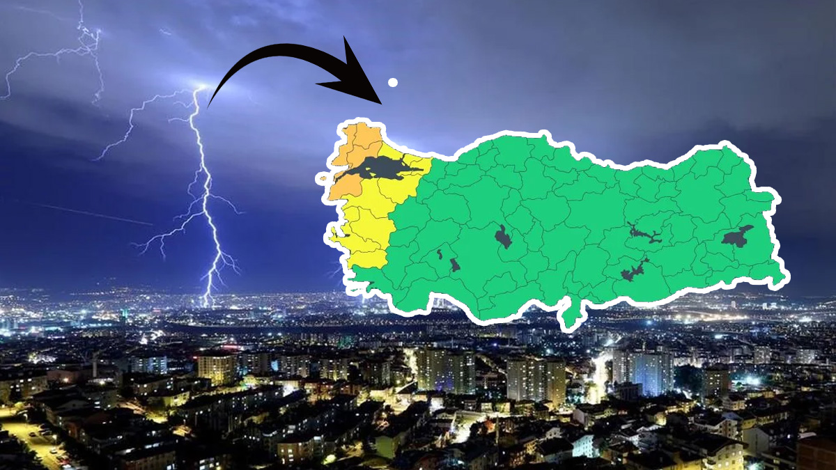 4 ili birden vuracak! Canını seven dışarı adım atmaz, dolu ve hortum alarmı verildi: 60 Bin şimşek çakacak