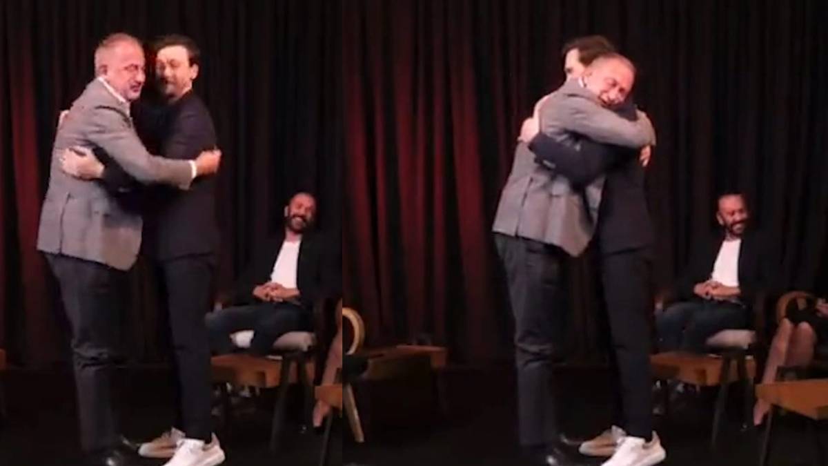 Fatih Altaylı ağlamaktan konuşamadı! Aras Bulut İynemli sarılarak sakinleştirdi... Herkesi ağlattı