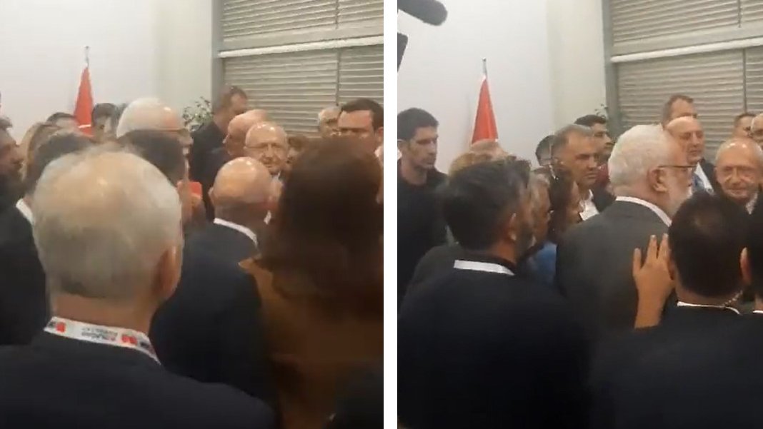 İşte Kılıçdaroğlu'na yapılan baskının görüntüleri! Herkes kurultaydaki o gelişmeyi merak ediyordu