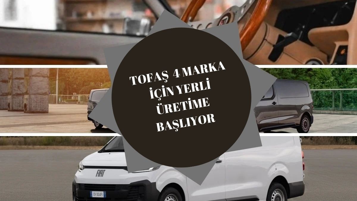Doblo'nun babası geliyor! Tofaş 4 marka için yerli üretime başlıyor, Emre Özpeynirci piyasaya sunulacağı tarihi müjdeledi