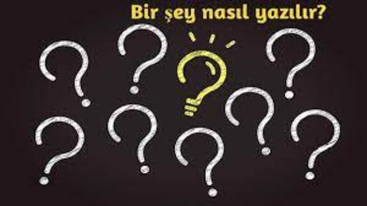Bir şey nasıl yazılır?