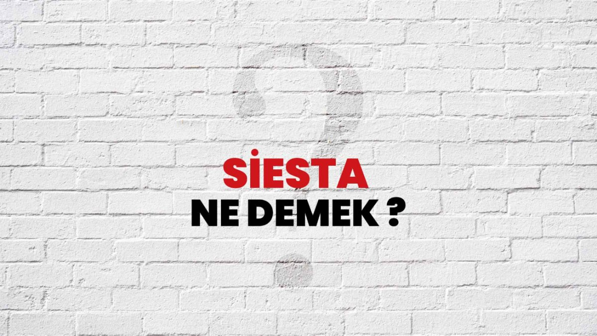 Siesta Ne Demek? Türkçede Uykulu Mola Anlamına Gelen Geleneksel Uygulama