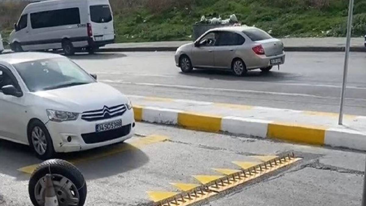 İstanbul’da bir garip olay! Herkes tepki gösterdi: Önce lastikleri patlattı sonra parayı cebe attı! Bu işte bir terslik var
