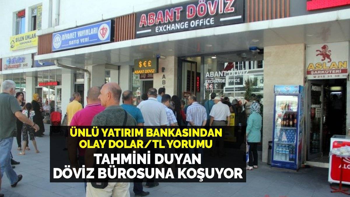 Ünlü banka Doların 48 TL'yi göreceği tarihi açıkladı! Piyasalar fena karışacak, duyan döviz bürosuna koştu