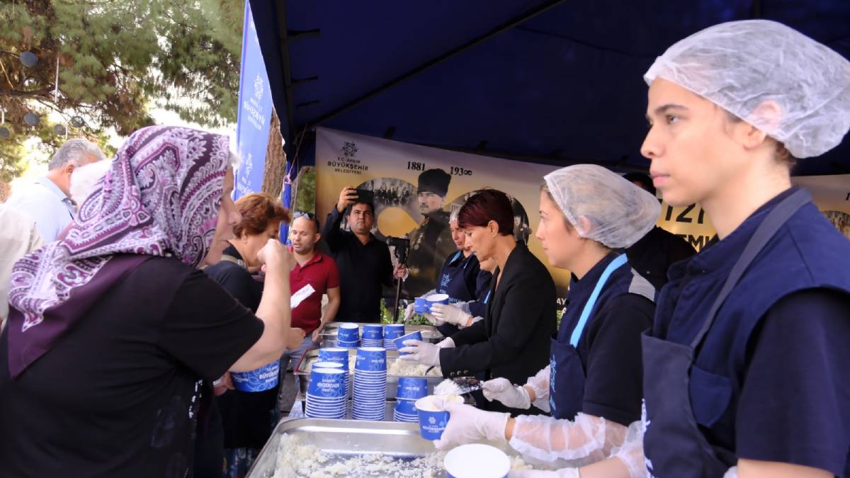 Aydın Büyükşehir Belediyesi, Gazi Mustafa Kemal Atatürk için hayır gerçekleştirdi