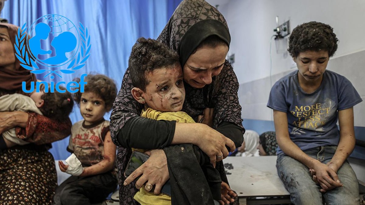 UNICEF: Gazzeli 1 milyon çocuk uçurumun kenarında