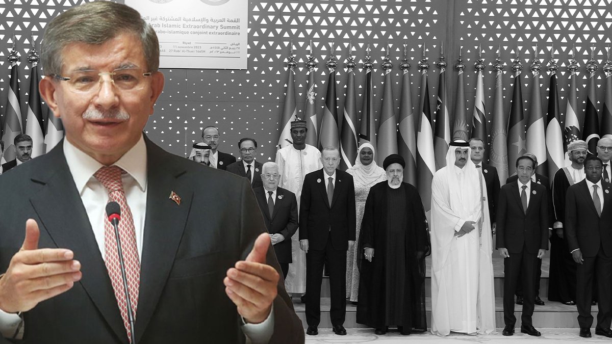 Davutoğlu'ndan İslam İşbirliği Teşkilatı'na çağrı: İsrail'e 1967 ambargoları geri gelsin