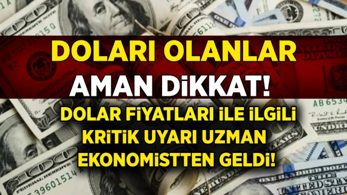 Bu işin şakası yok diyerek dolarda 40 lirayı işaret etti! Rezervlere dikkat çekti