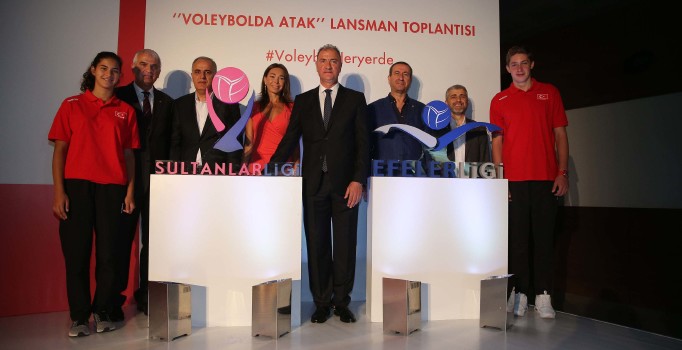 Voleybol liglerinin yeni isimleri ve logoları tanıtıldı