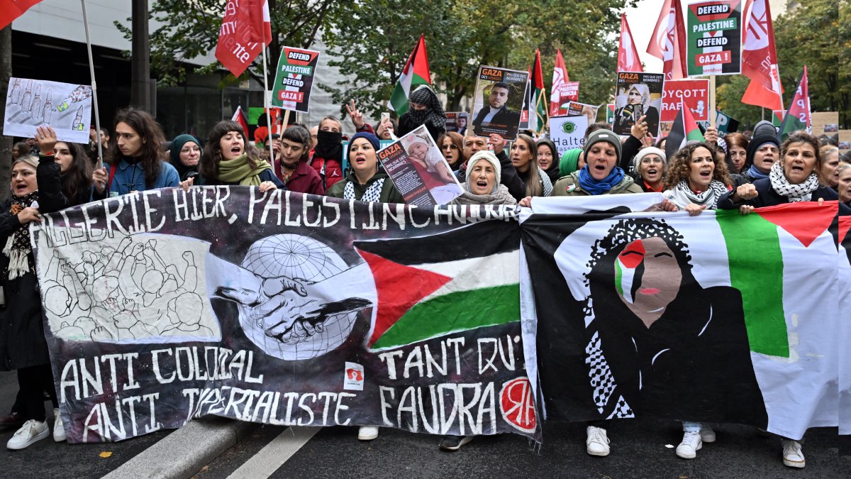 Almanya’da ‘Nehirden Denize Özgür Filistin’ sloganına yasak: Katliama karşı duranlara cezai işlem uygulanacak