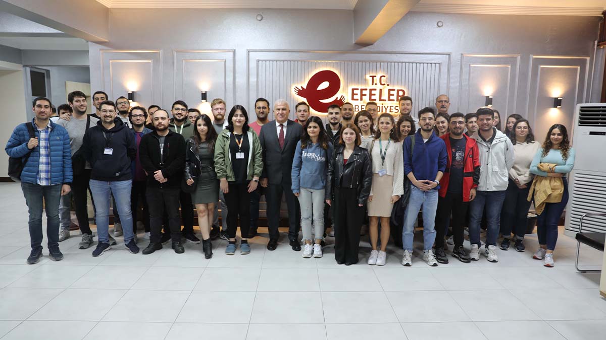 Efeler Belediyesi tıp öğrencilerini ağırladı