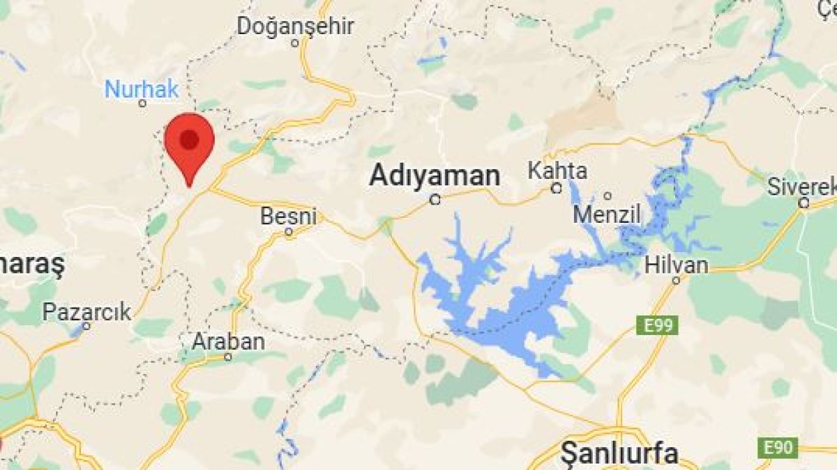 Adıyaman'da 3.4 büyüklüğünde deprem