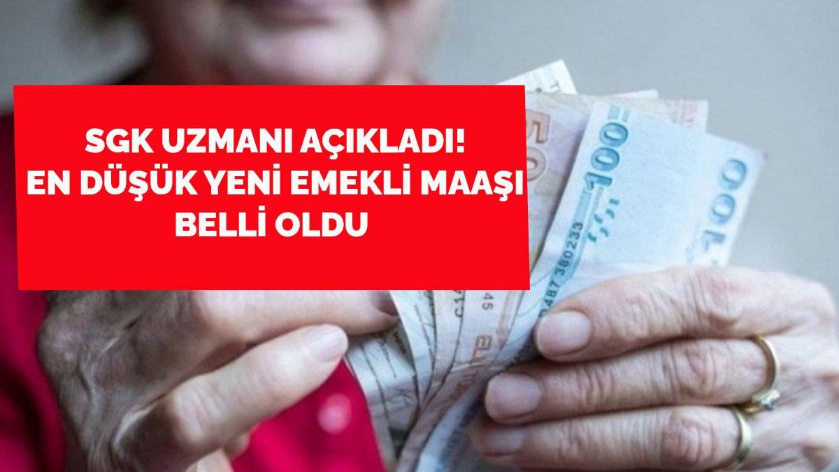 Milyonlarca emeklinin beklediği haber geldi: SGK Uzmanı en düşük emekli maaşının ne kadar olacağını açıkladı!
