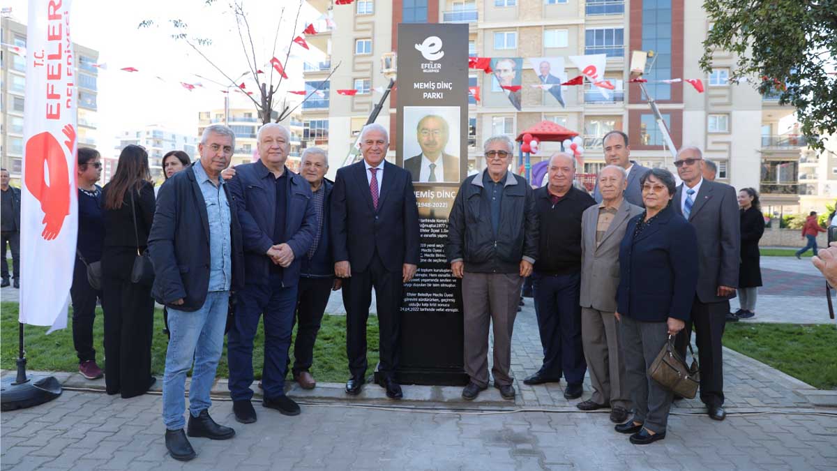 Efeler’den Vefalı Hizmet Memiş Dinç Parkı açıldı