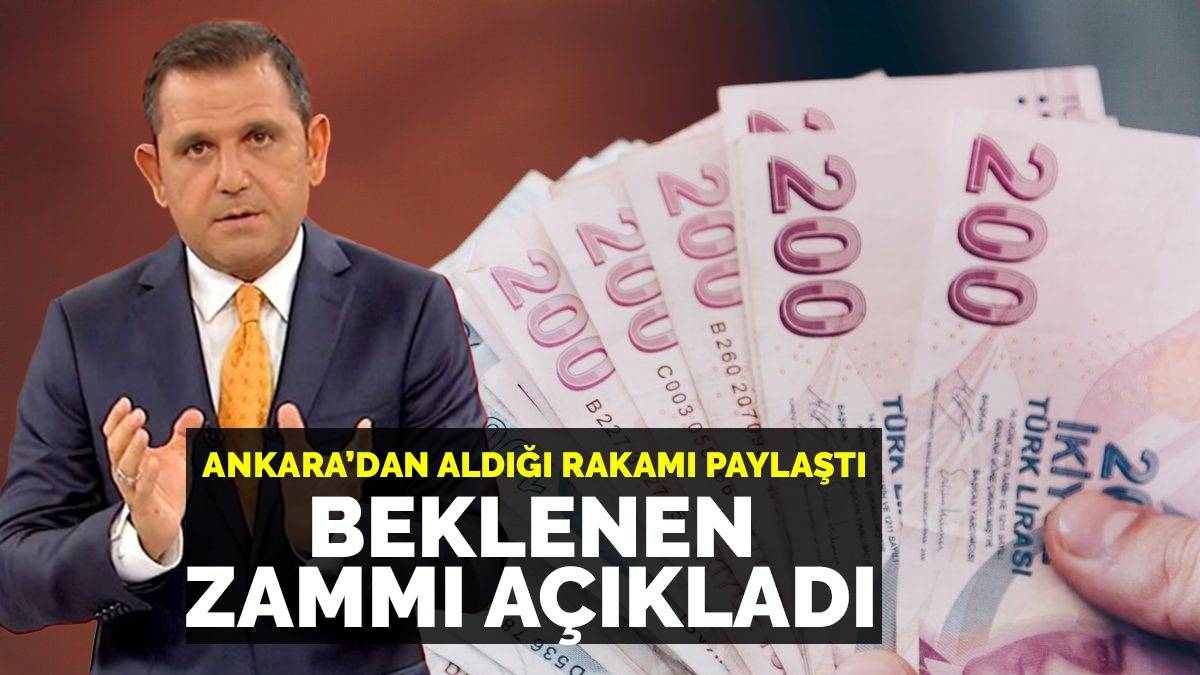 Fatih Portakal içerden aldığı "asgari ücret" bilgisini paylaştı! İşte asgari ücrete beklenen zam oranı