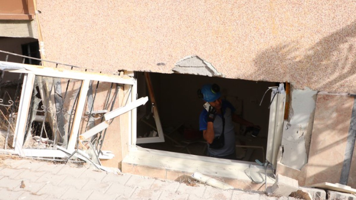 Ankara'da 3 katlı binada doğal gaz patlaması