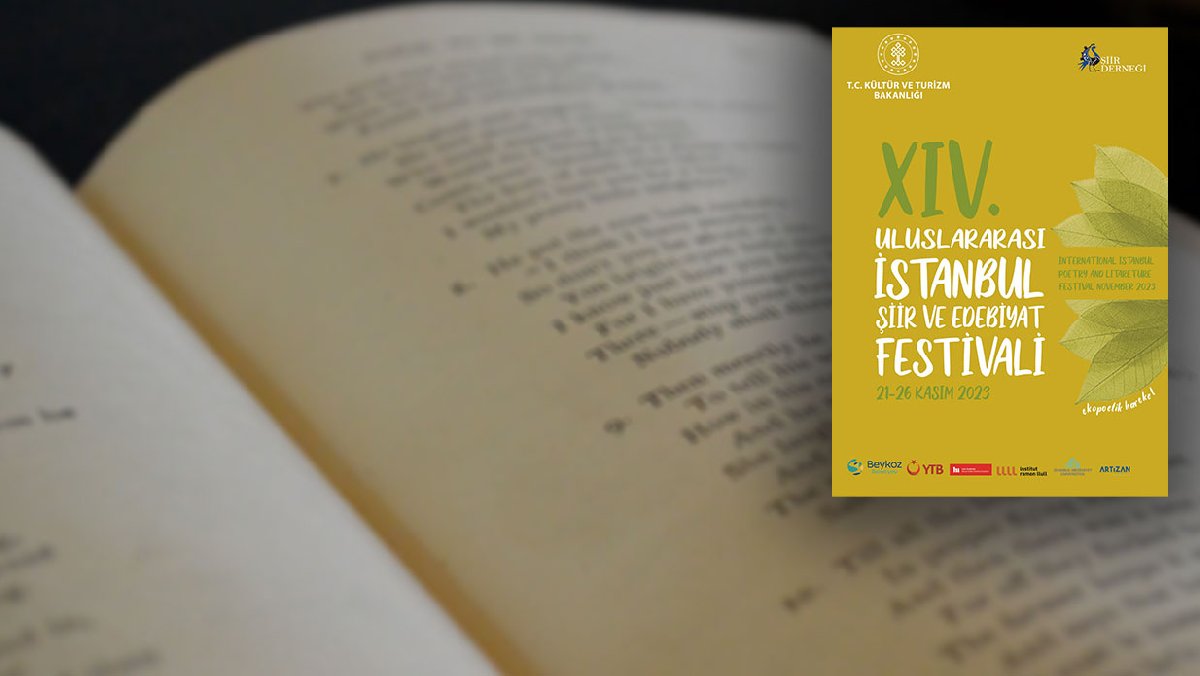 Uluslararası İstanbul Şiir ve Edebiyat Festivali 21 Kasım'da başlıyor
