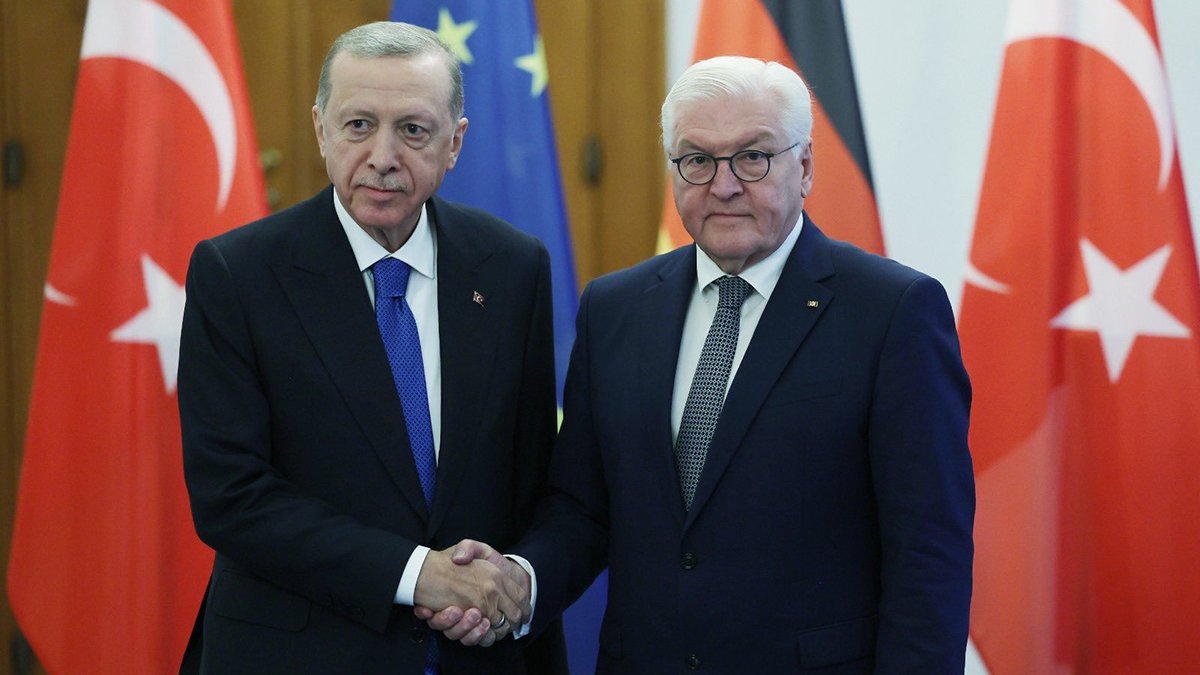 Erdoğan ve Steinmeier'den Gazze mesajı: İki devletli yapı kalıcı barışın tek çözümü