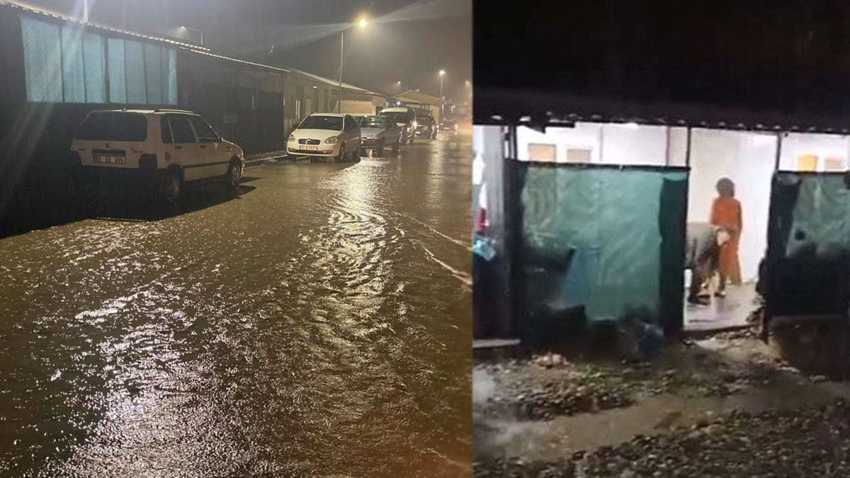 Depremin üzerinden 9 buçuk ay geçti ama... Adıyaman'da konteynerler yine su altında