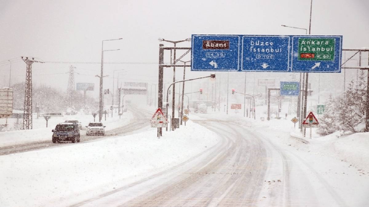 70 cm kar yağacak sakın o güzergahı kullanmayın! İstanbul'dan Ankara'ya gidecekler dikkat!