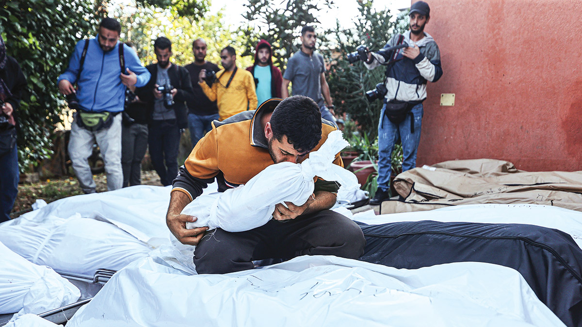 İsrail'in saldırılarında Gazze'de can kaybı 14 bini aştı