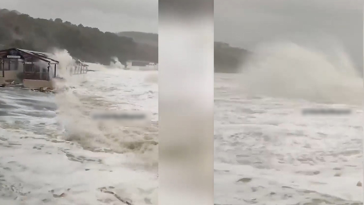 Kilyos'ta korku dolu anlar!