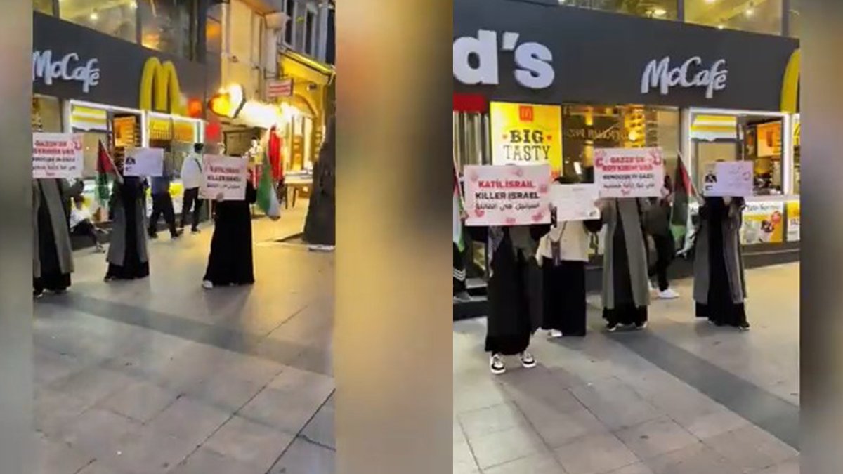 Bir McDonalds protestosu daha! Ama bu sefer ki çok başka...