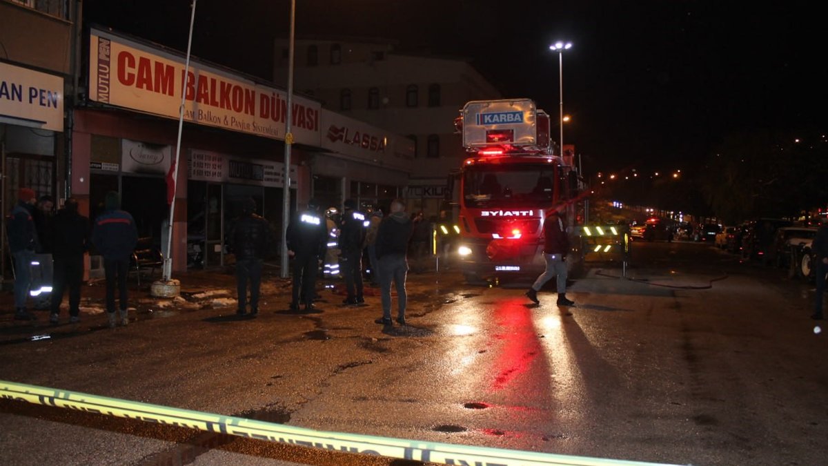 Cam balkon üretilen iş yerinde patlama: Bir işçi yaralı