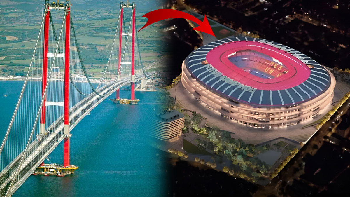 Nou Camp Stadı'na Çanakkale Köprüsü modeli! 105 bin koltuk kapasitesine yükselecek