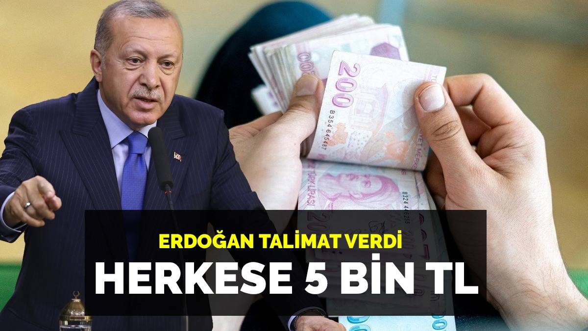 Erdoğan'dan 'Onlara da 5 bin TL ikramiye verin' talimatı! Yüzbinlerce emekliye müjde