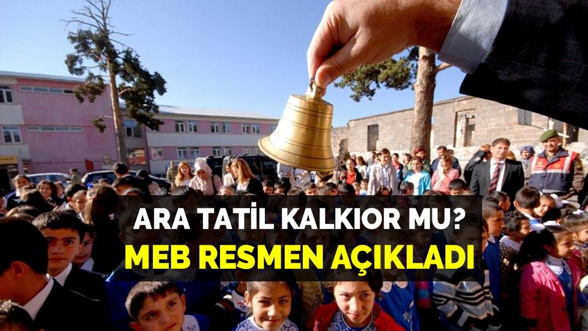 Ara tatil kalkıyor mu? Bu açıklama Türkiye'deki tüm okulları ilgilendiriyor... Milli Eğitim Bakanı sonunda noktayı koydu