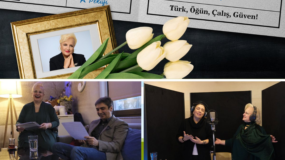 Ünlü sanatçılar, öğretmenleri için stüdyoyada