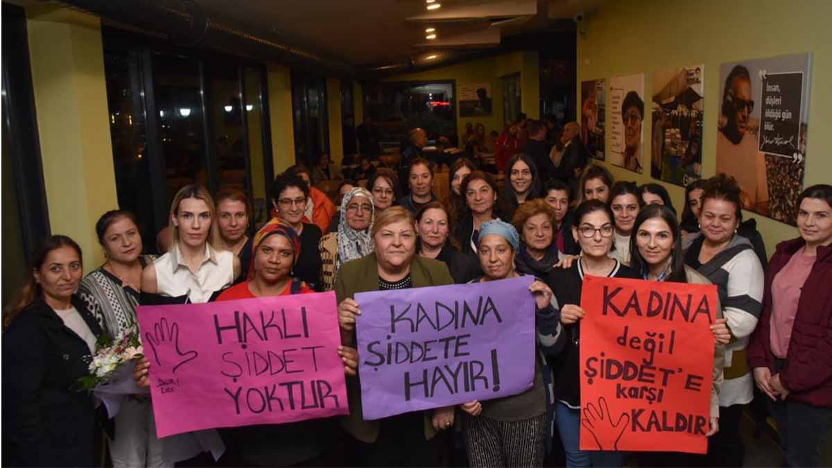 Başkan Hülya Erdem: “Kadına değil şiddete karşı el kaldır”