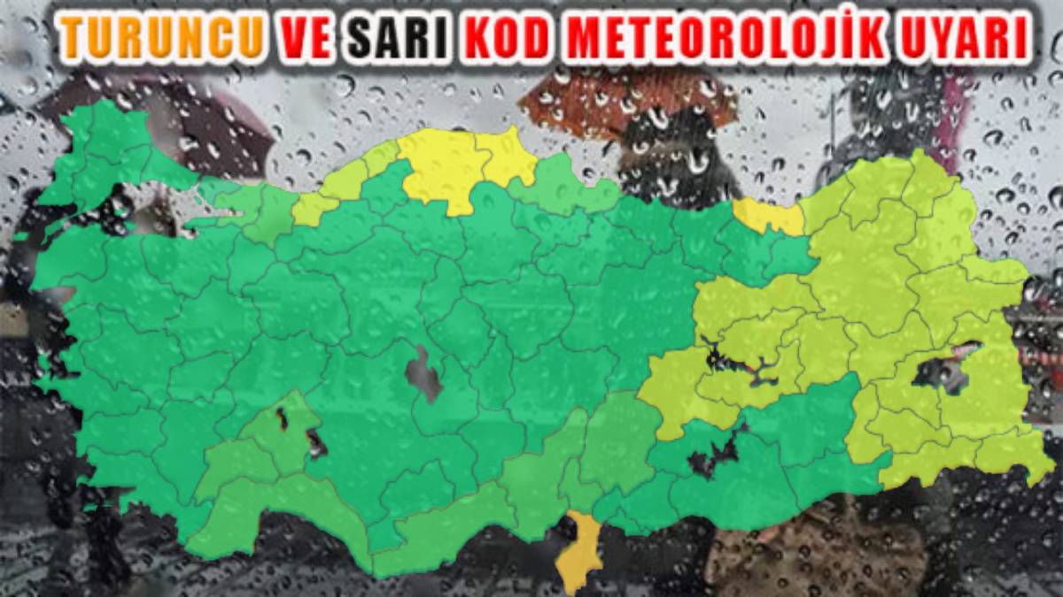 Yağış bu illeri resmen yutacak! 28 ile sarı ve turuncu kodlu uyarı: Mecbur kalmayan dışarı adım atmasın