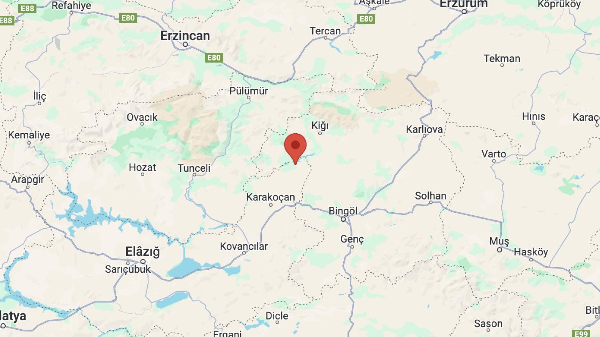 Elazığ'da 3,2 büyüklüğünde deprem I Son depremler